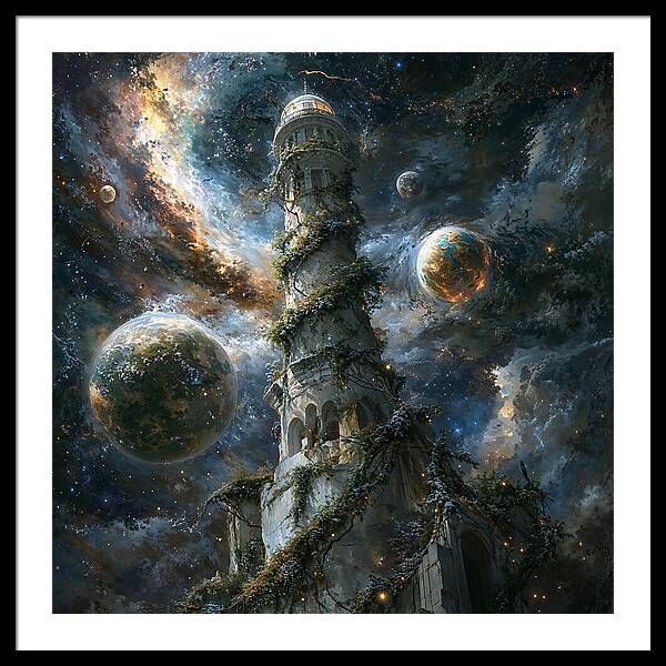Celestial Spire - Framed Print