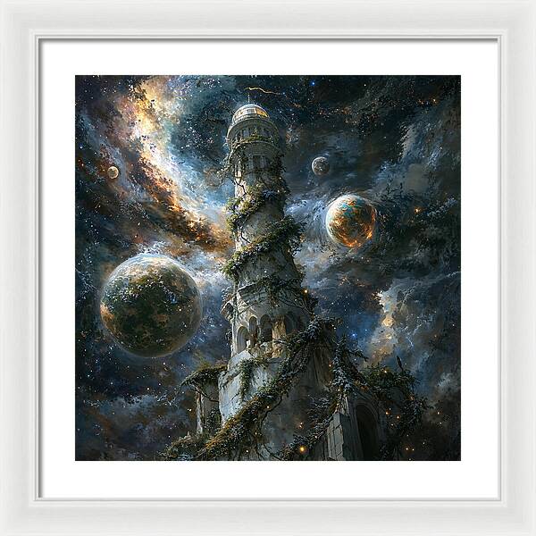 Celestial Spire - Framed Print