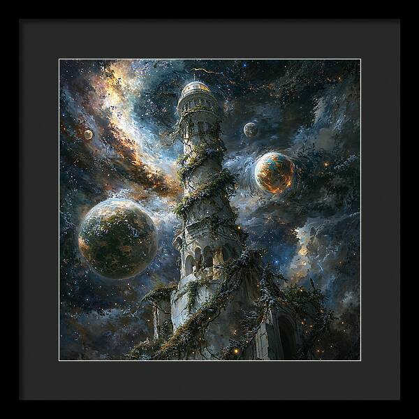Celestial Spire - Framed Print