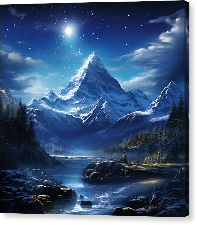 Celestial Tranquility - Canvas Print