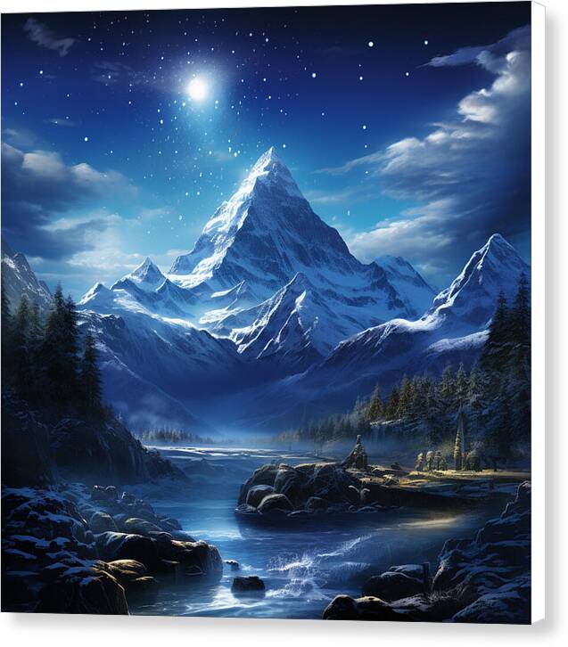 Celestial Tranquility - Canvas Print