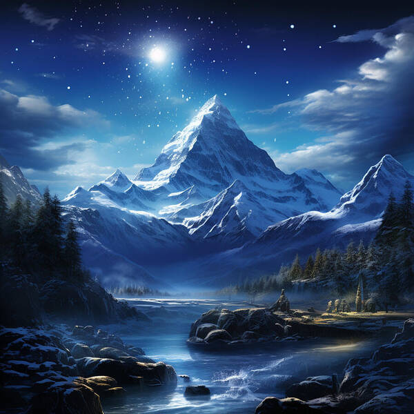 Celestial Tranquility - Art Print