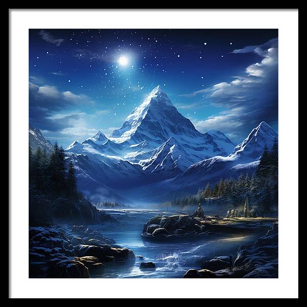 Celestial Tranquility - Framed Print
