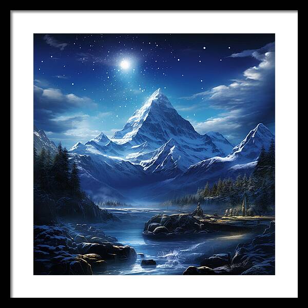 Celestial Tranquility - Framed Print