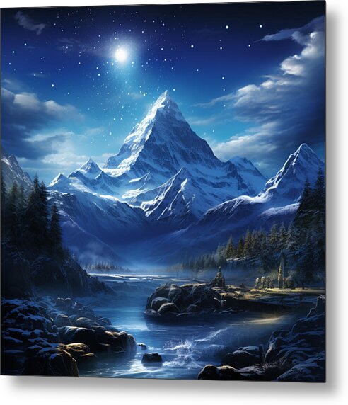 Celestial Tranquility - Metal Print