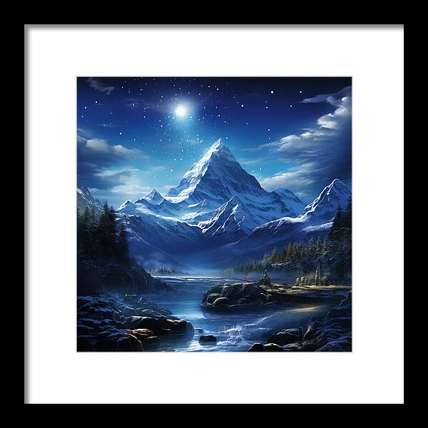 Celestial Tranquility - Framed Print