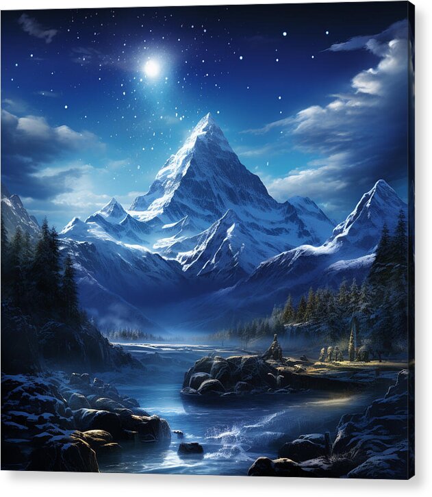 Celestial Tranquility - Acrylic Print