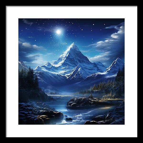 Celestial Tranquility - Framed Print