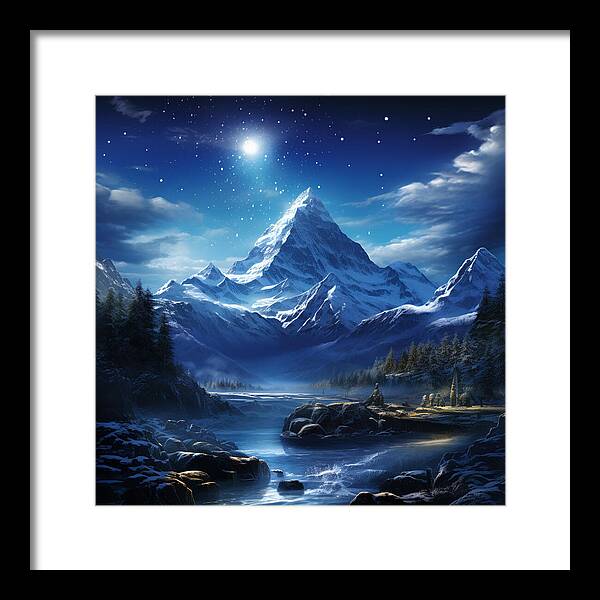 Celestial Tranquility - Framed Print