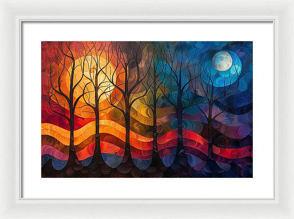 Celestial Trees - Framed Print
