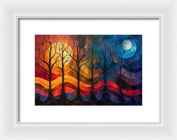 Celestial Trees - Framed Print