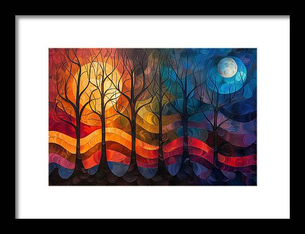 Celestial Trees - Framed Print
