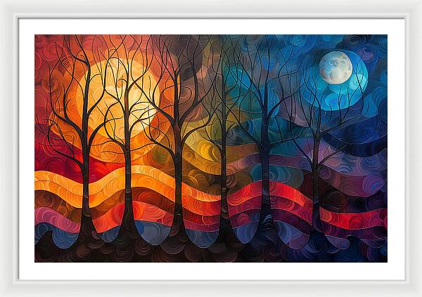 Celestial Trees - Framed Print