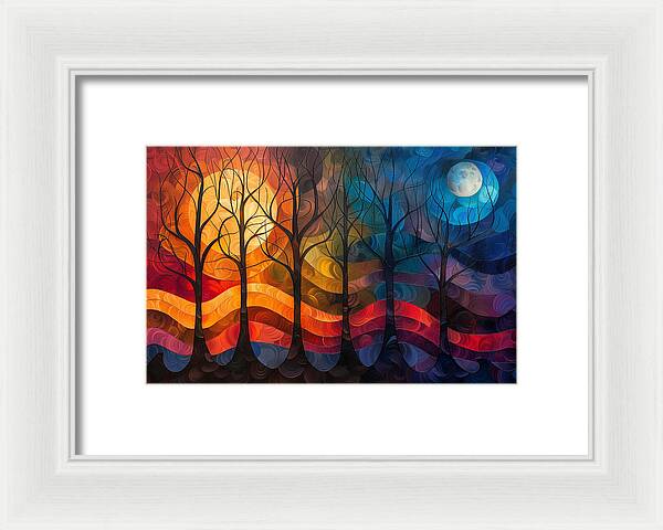Celestial Trees - Framed Print