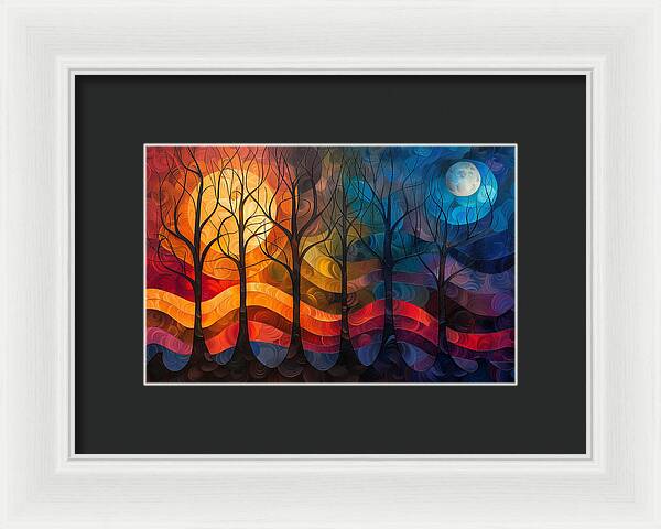 Celestial Trees - Framed Print