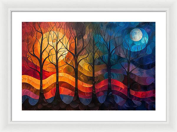Celestial Trees - Framed Print