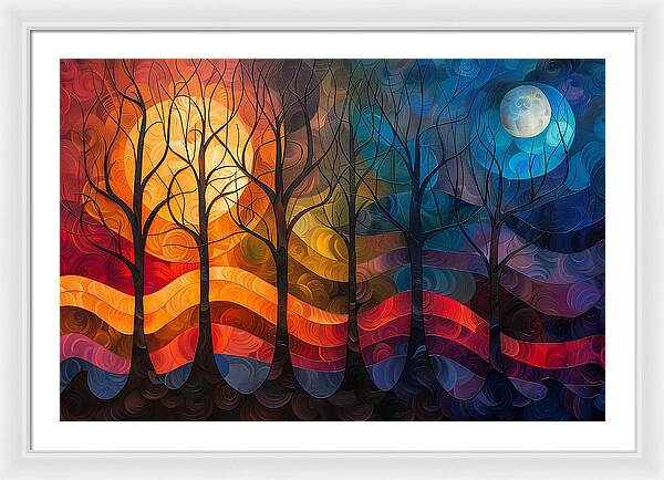 Celestial Trees - Framed Print