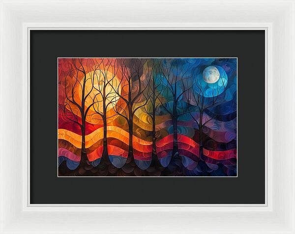 Celestial Trees - Framed Print