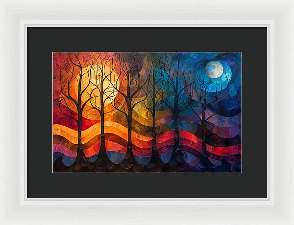 Celestial Trees - Framed Print