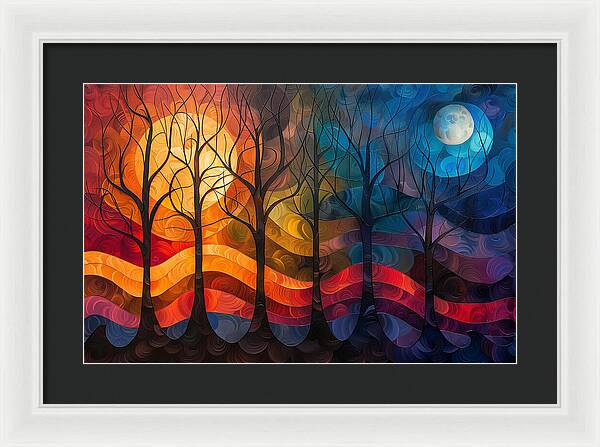 Celestial Trees - Framed Print