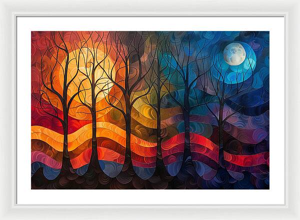 Celestial Trees - Framed Print