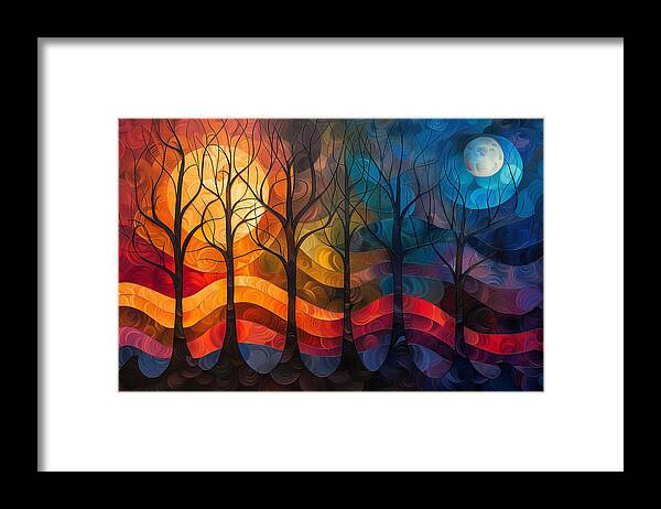 Celestial Trees - Framed Print