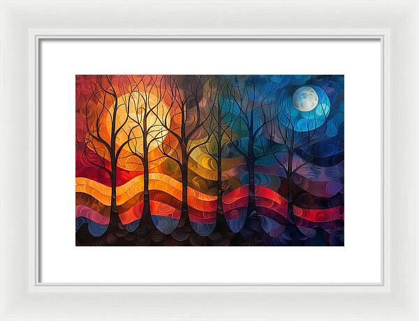 Celestial Trees - Framed Print