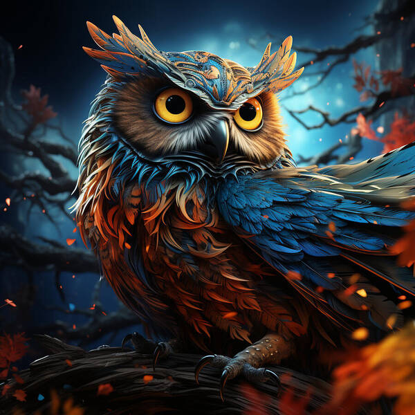 Celestial Watcher - Art Print