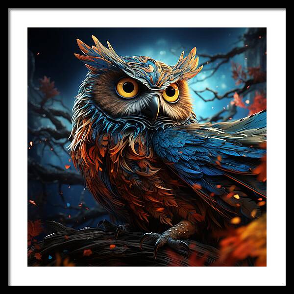 Celestial Watcher - Framed Print