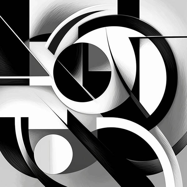 Circles of Contrast - Art Print