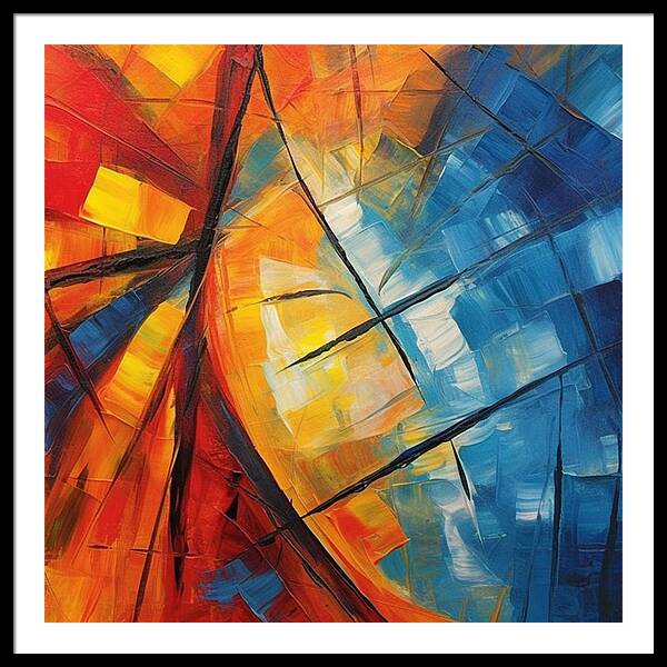 Color Burst - Framed Print