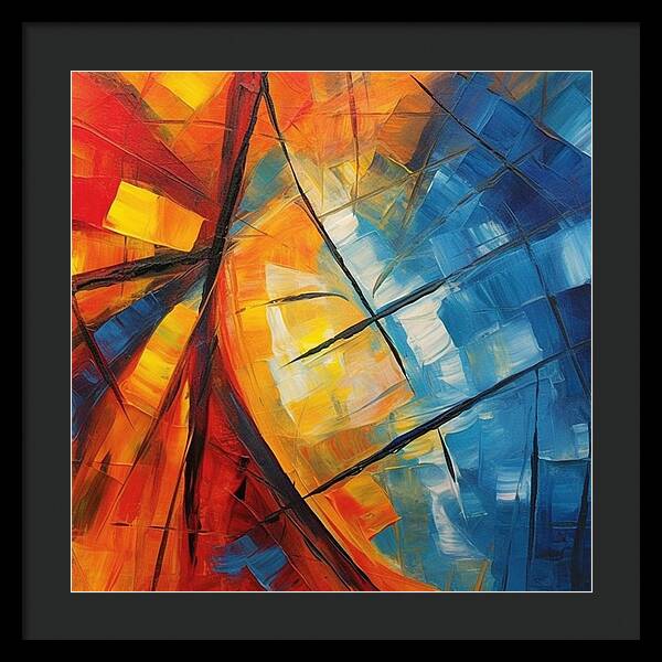Color Burst - Framed Print