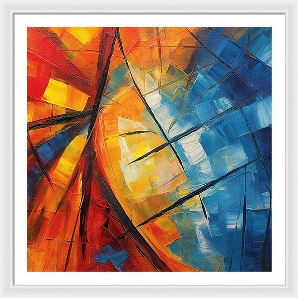 Color Burst - Framed Print