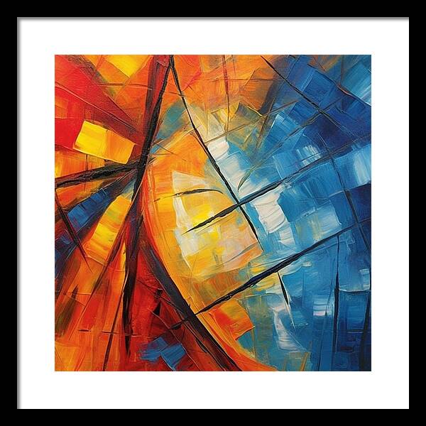 Color Burst - Framed Print