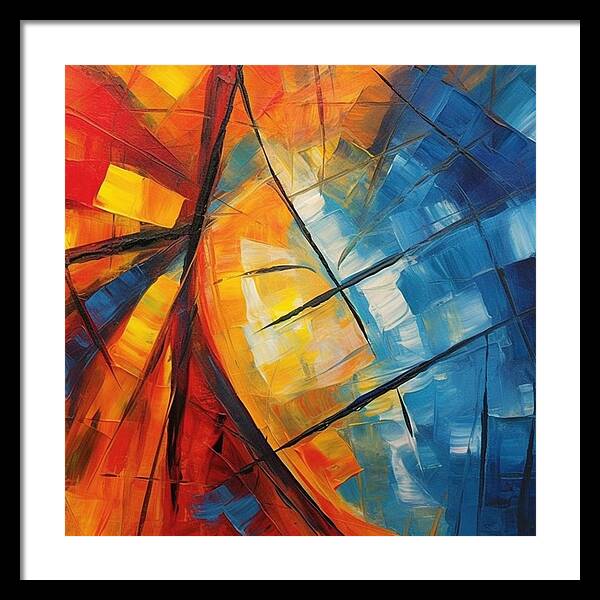 Color Burst - Framed Print