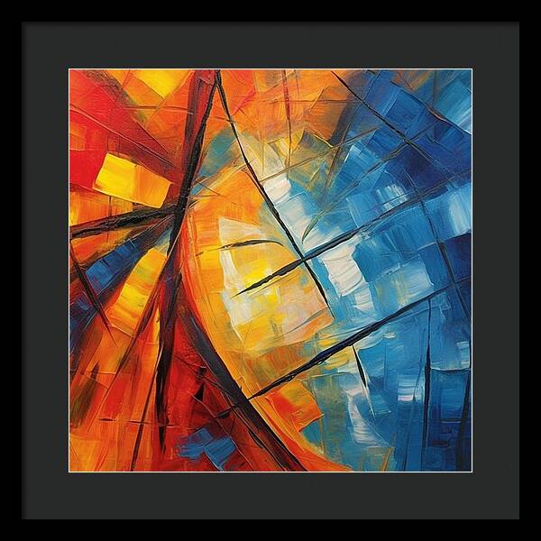 Color Burst - Framed Print
