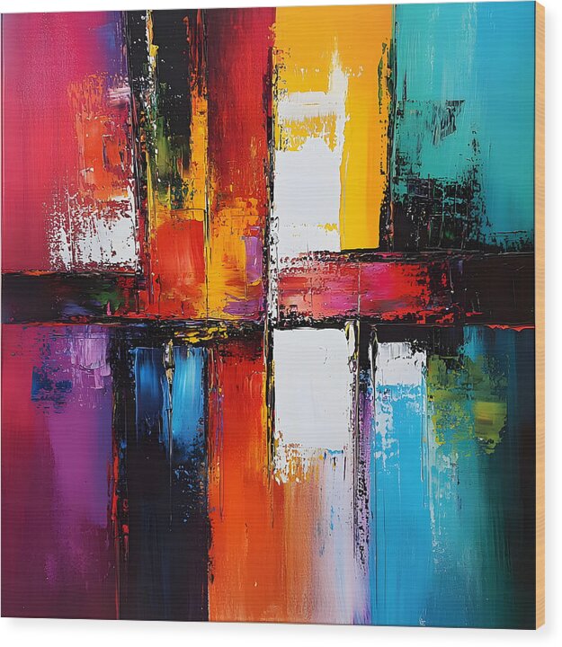 Color Expression - Wood Print