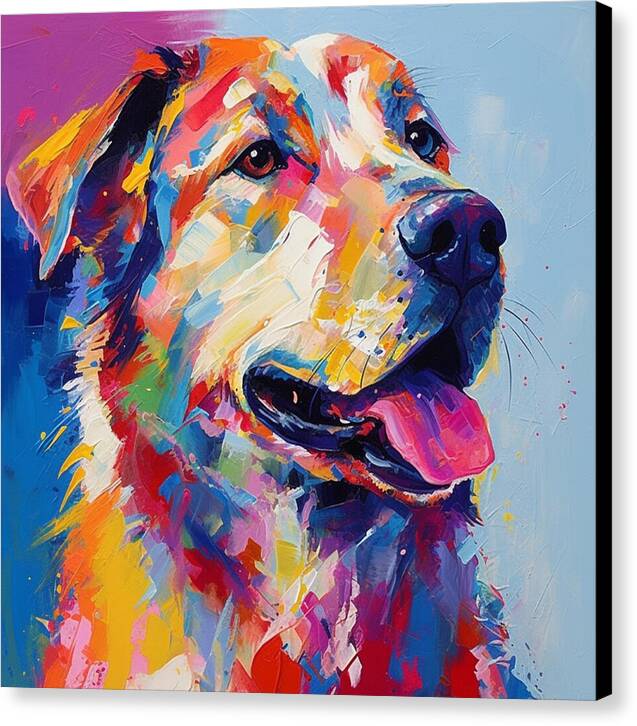 Colorful K9 - Canvas Print