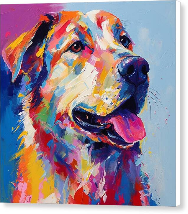 Colorful K9 - Canvas Print