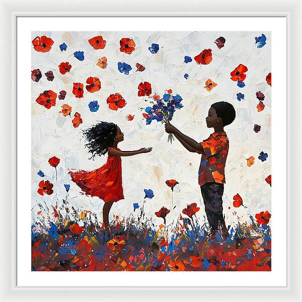 Colors of Kindness - Framed Print