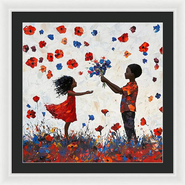 Colors of Kindness - Framed Print