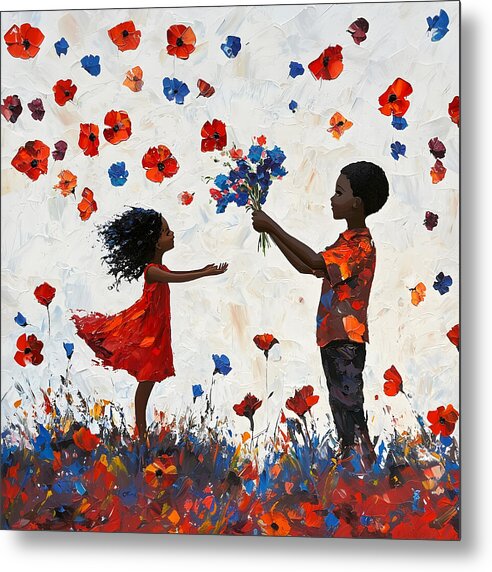 Colors of Kindness - Metal Print