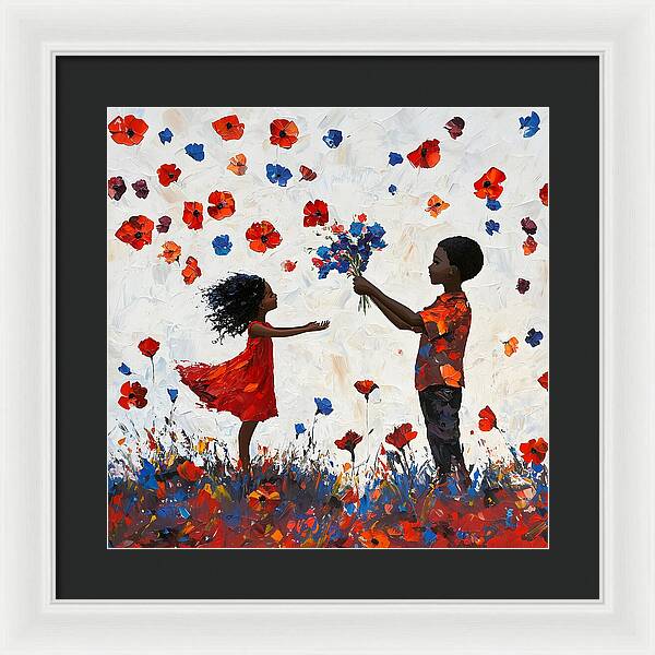 Colors of Kindness - Framed Print