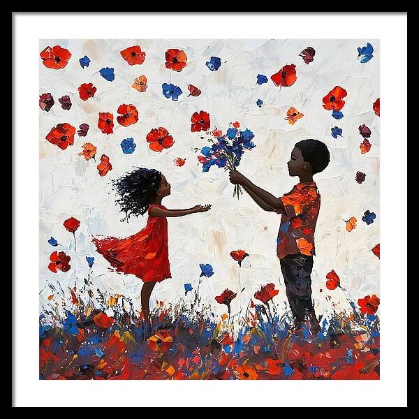 Colors of Kindness - Framed Print