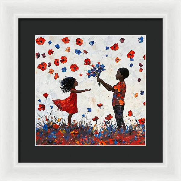 Colors of Kindness - Framed Print