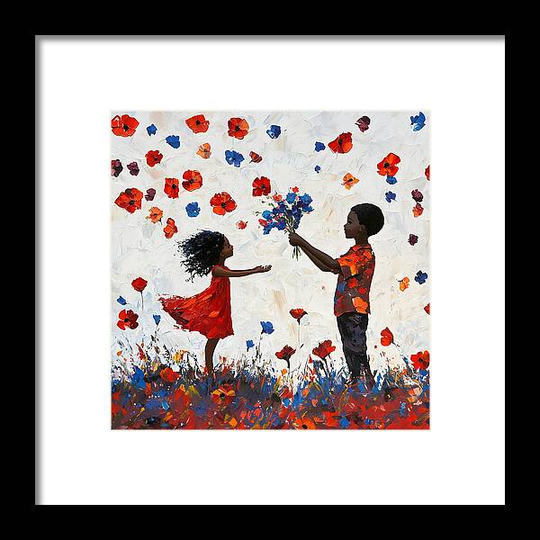 Colors of Kindness - Framed Print
