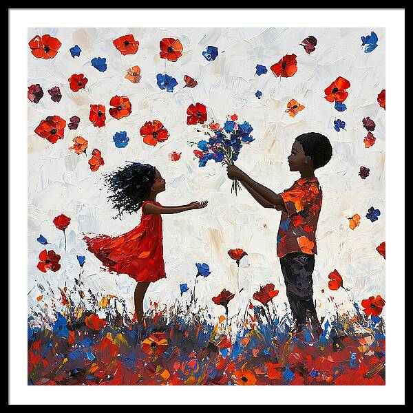 Colors of Kindness - Framed Print