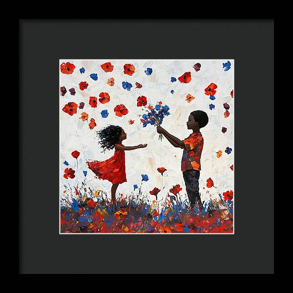 Colors of Kindness - Framed Print