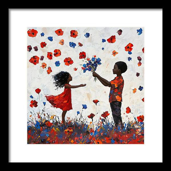 Colors of Kindness - Framed Print