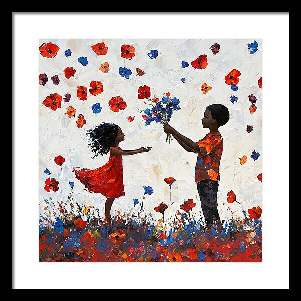 Colors of Kindness - Framed Print